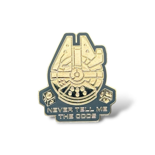 DLR Star Wars Galaxy's Edge Never Tell Me The Odds Resistance Pin