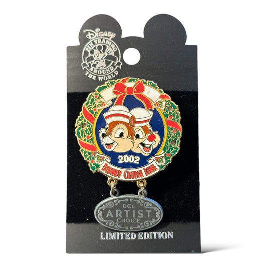 DCL Artist Choice Chip n' Dale Light-Up Dangle Pin