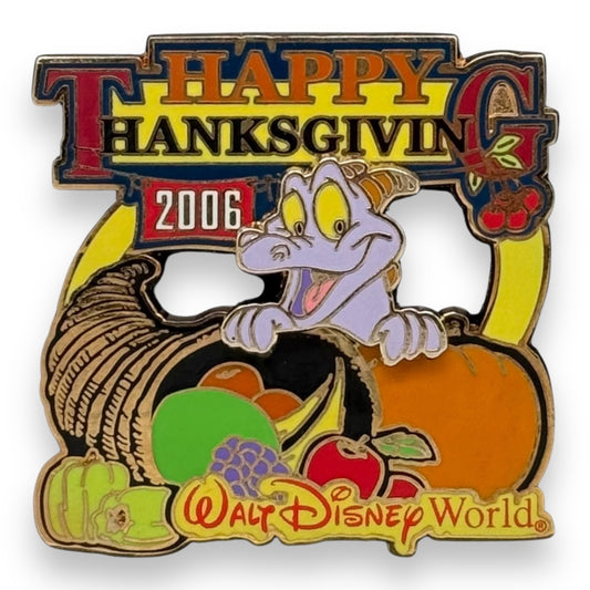 WDW Happy Thanksgiving 2006 Figment Pin