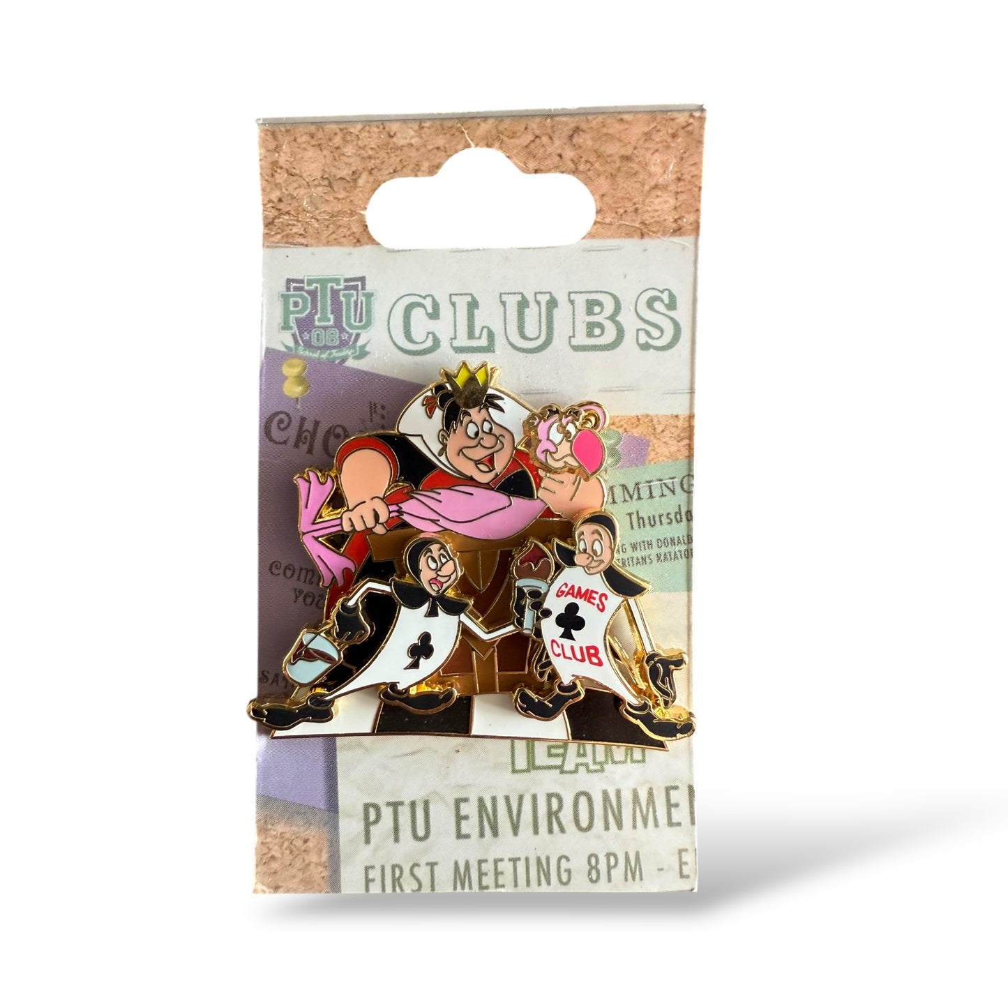 WDW Pin Trading University Games Club Queen of Hearts Pin