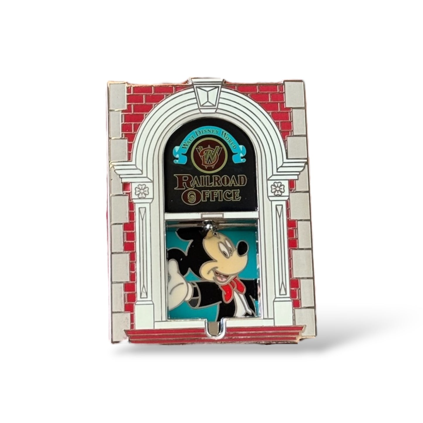 DLR Windows of Main Street Mickey Railroad Office Pin