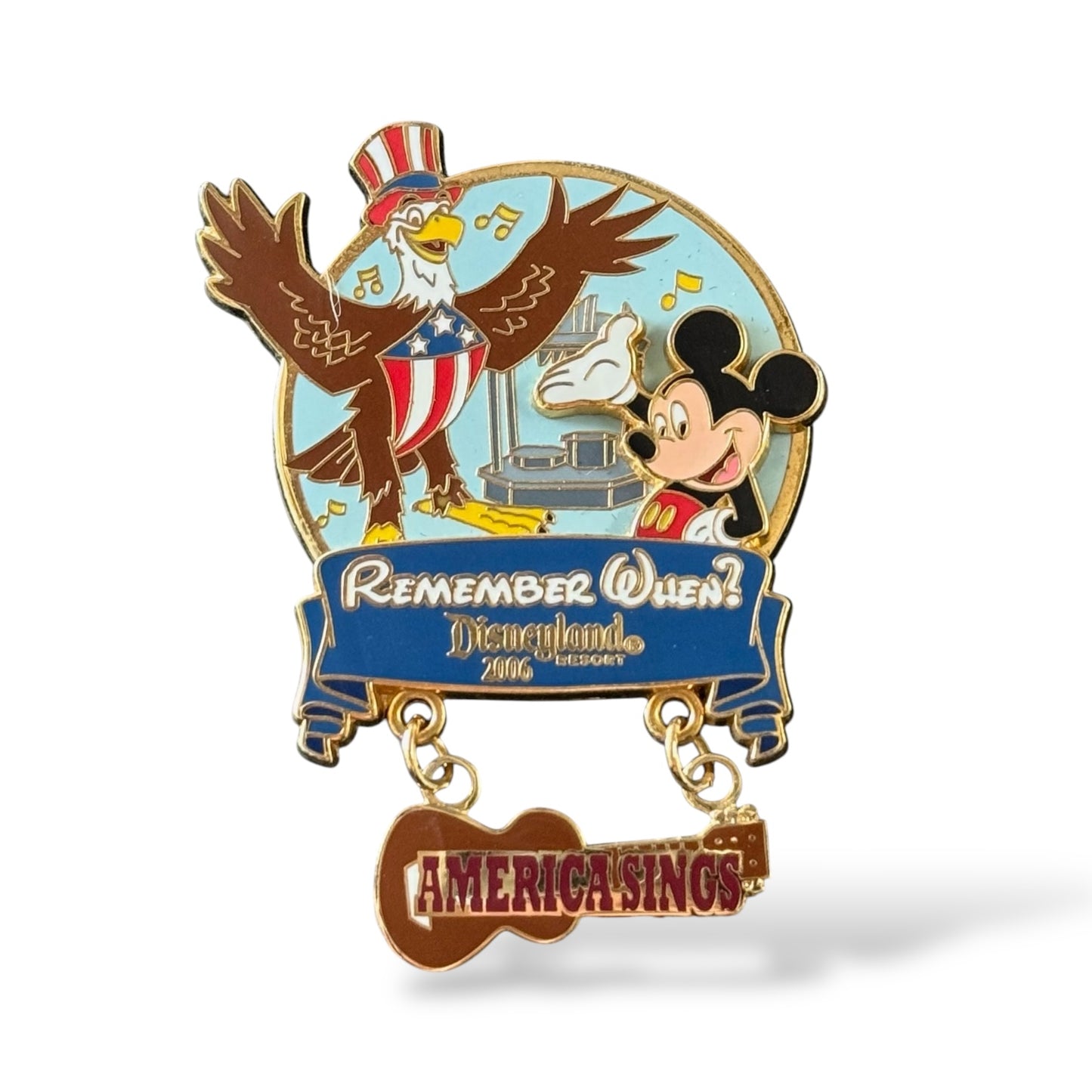 DLR Remember When America Sings Mickey Pin