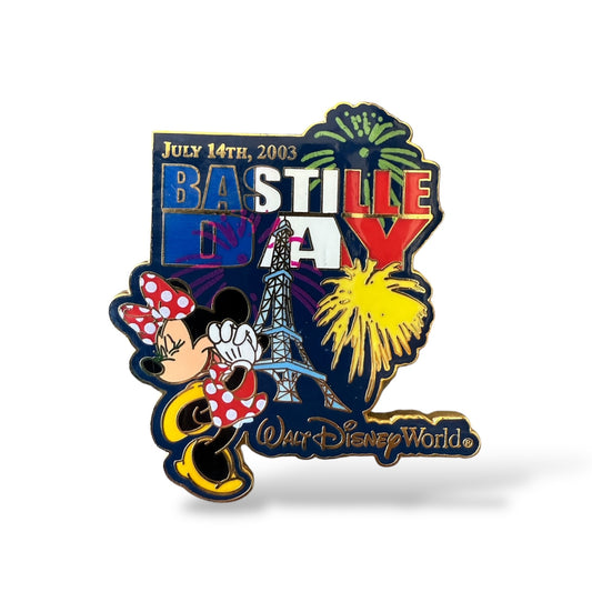 WDW Minnie Mouse and Eiffel Tower Bastille Day July 14th 2003 Pin