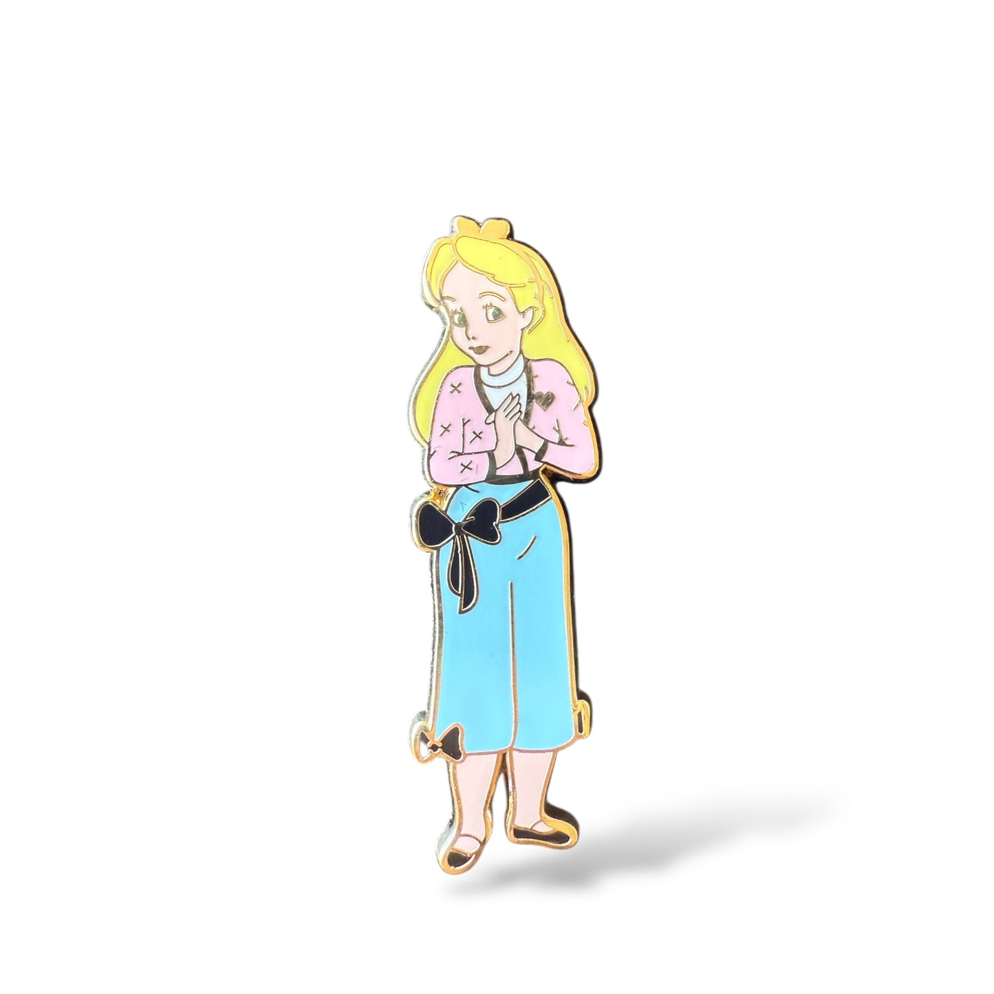 Disney Shopping High School Alice Pink Sweater Pin