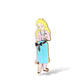 Disney Shopping High School Alice Pink Sweater Pin