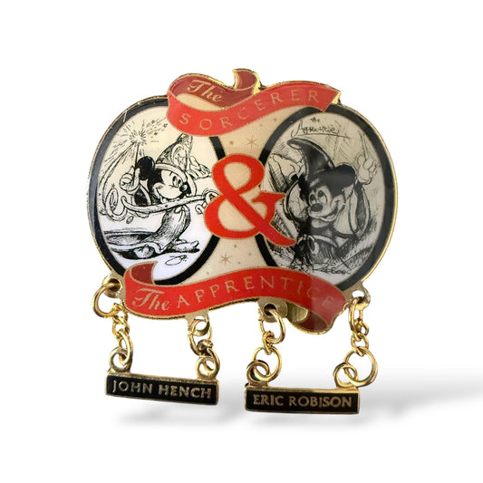 DLR One Hundred Mickeys The Sorcerer & The Apprentice Dangle Pin