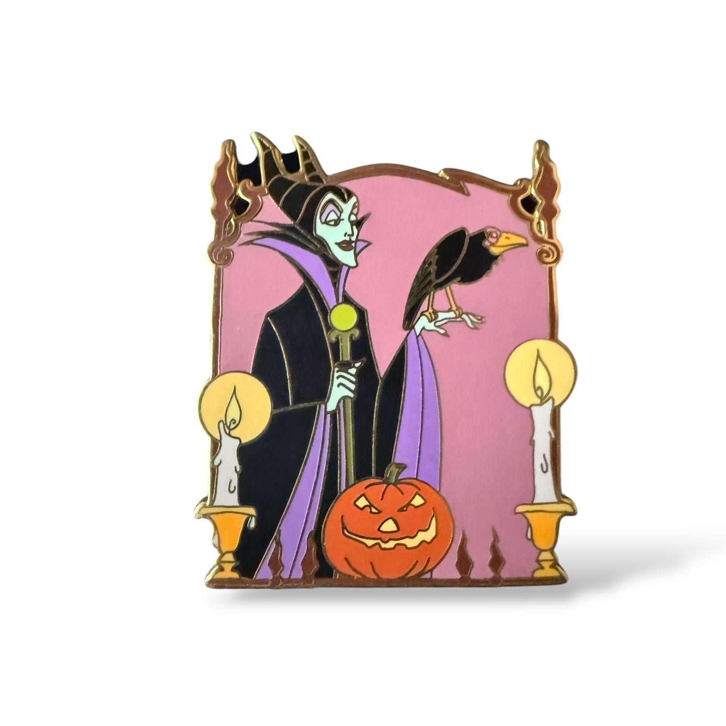 Disney Auctions Maleficent Halloween Frame Pin