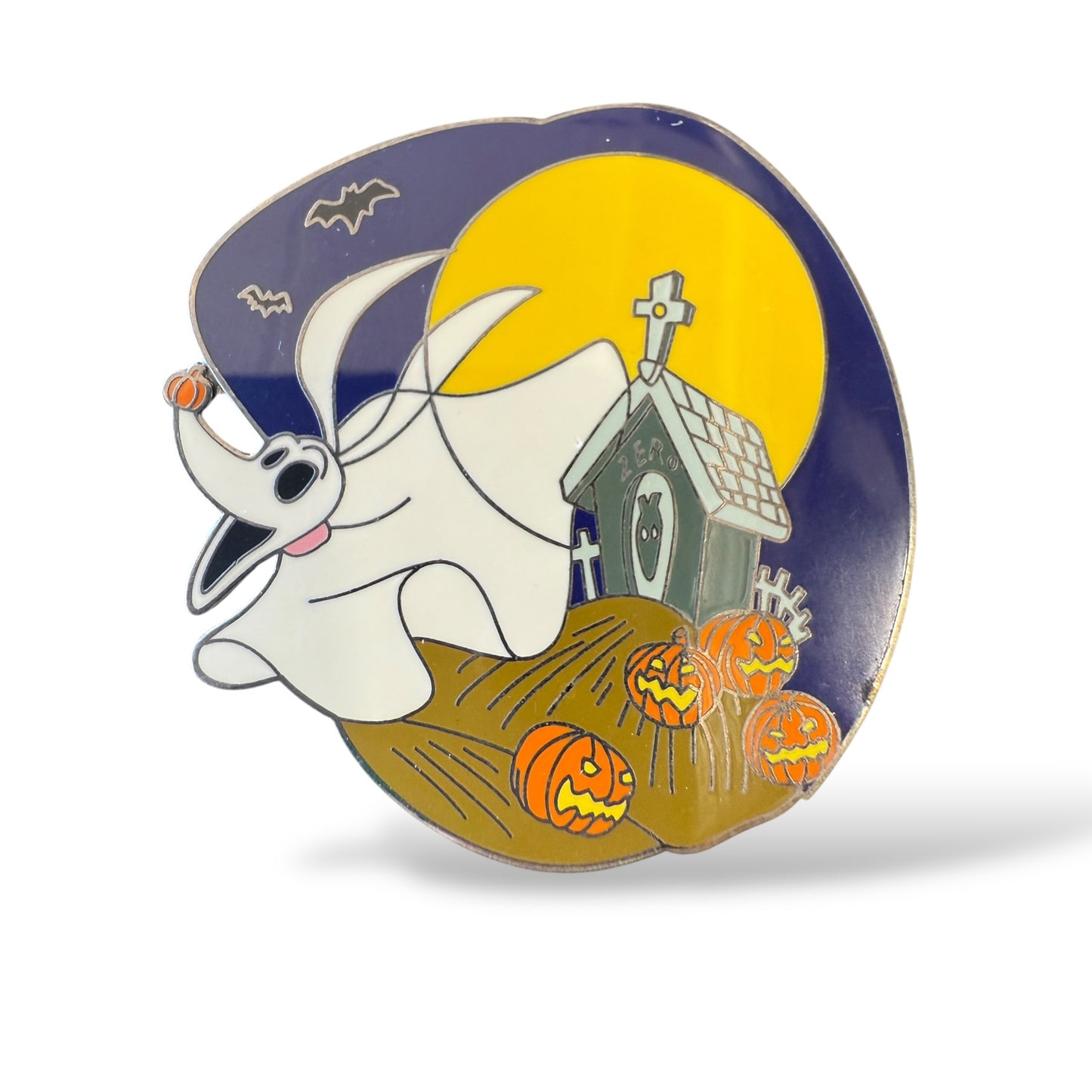 Disney Parks Nightmare Before Christmas Zero with Moon Pin