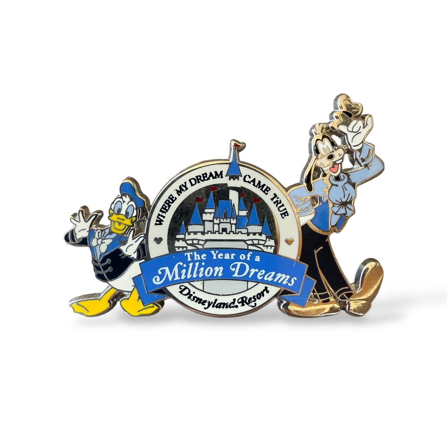 WDW Year of a Million Dreams Donald and Goofy Pin