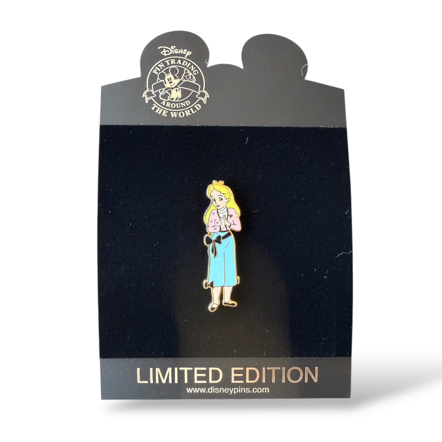 Disney Shopping High School Alice Pink Sweater Pin