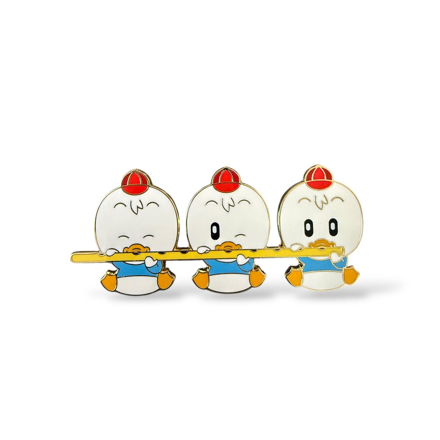 WDI aDorbs! Mickey Mouse Club 70th Anniversary Nephews Playing Flute Chaser Pin