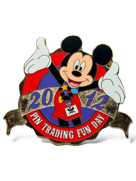 HKDL Pin Trading Fun Day 2012 Pin Trading Logo Mickey Pin