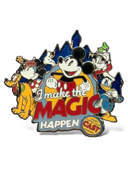 DEC "I make the magic happen" Cast Logo Pin