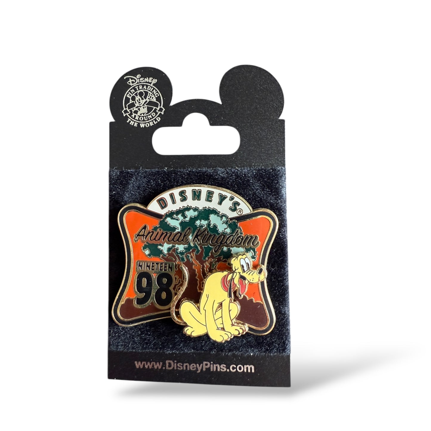 WDW Retro Opening Disney's Animal Kingdom Park Pluto 1998 Pin