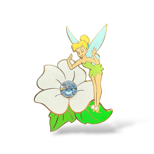 Disney Auctions Tinker Bell Birthstone March Aquamarine Pin