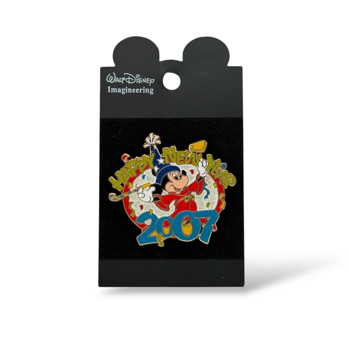 WDI Happy New Year 2007 Sorcerer Mickey Mouse Pin