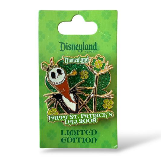 DLR St. Patrick's Day 2009 Jack Skellington Pin
