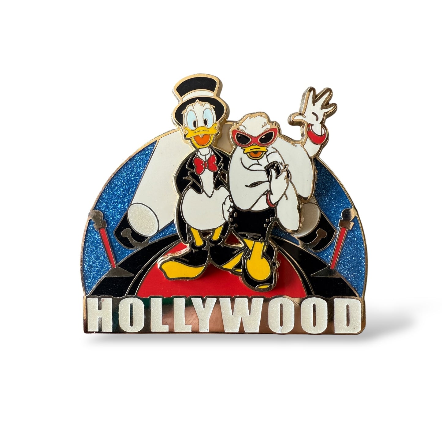 DSSH Hollywood Red Carpet Donald and Daisy Pin