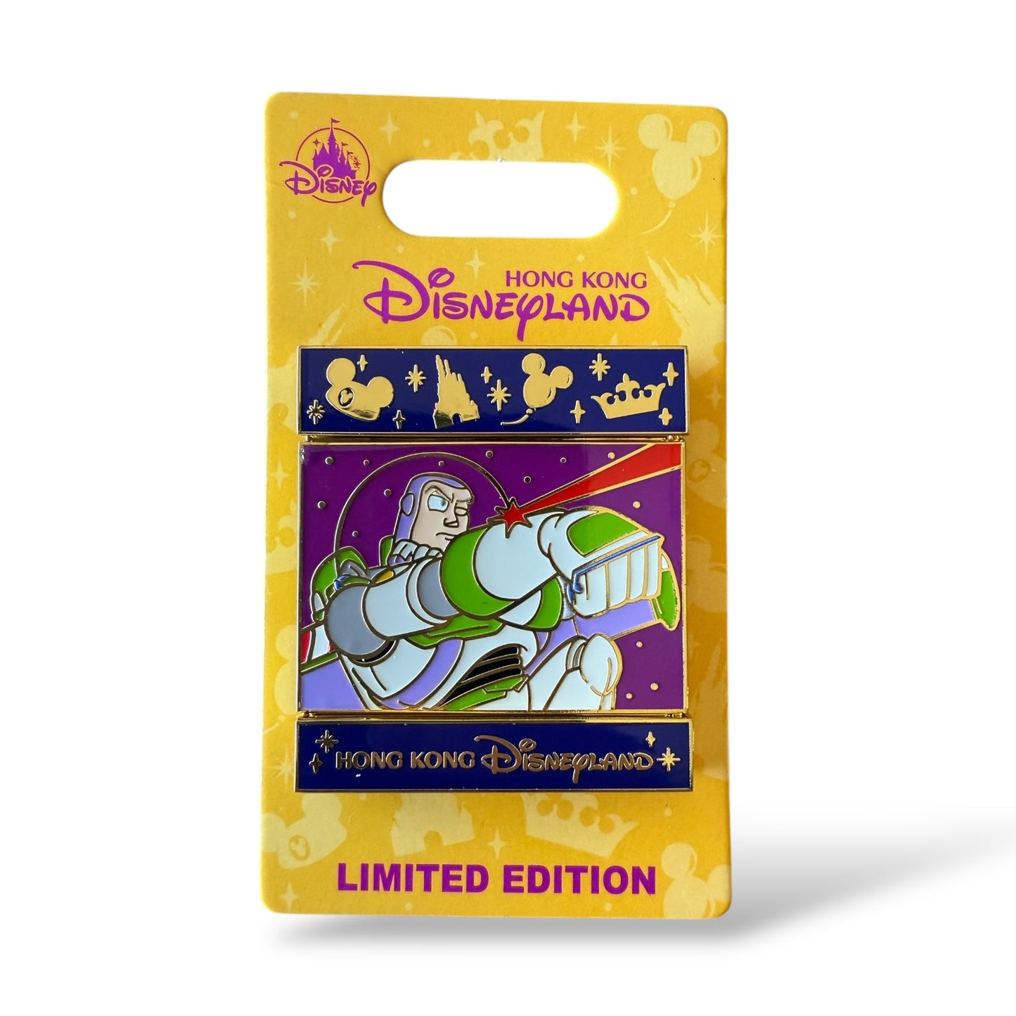 HKDL Flipping Slide Buzz Lightyear and Zurg Pin
