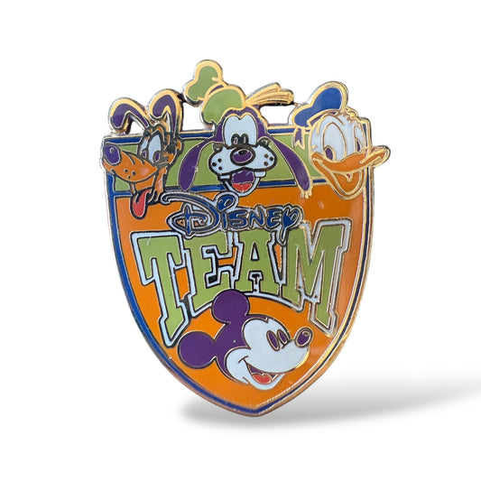DEC Mickey, Pluto, Goofy and Donald Team Disney Pin