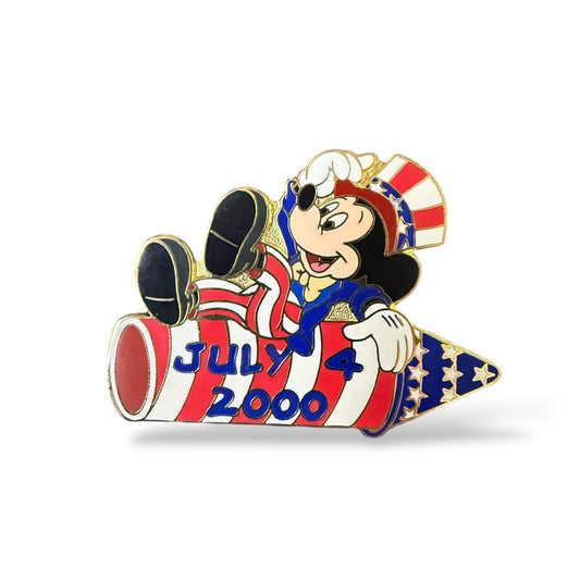 WDW 4th of July 2000 Mickey Mouse Firework Rocket Pin