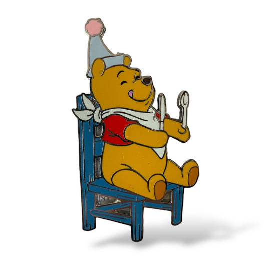 DLRP Winnie the Pooh Ready for Cake at Christopher Robin's Birthday Party Pin