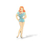 Disney Shopping Hollywood Icons Jessica Rabbit as Betty Grable as Pin-Up Bombshell Pin
