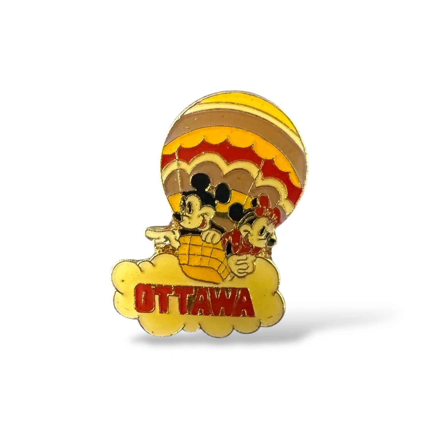 Disney Parks Mickey and Minnie in a Hot Air Balloon Ottawa Pin