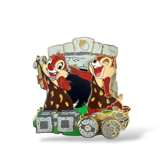 WDW Museum of Pin-Tiquities Chip n' Dale Invention of the Wheel Pin