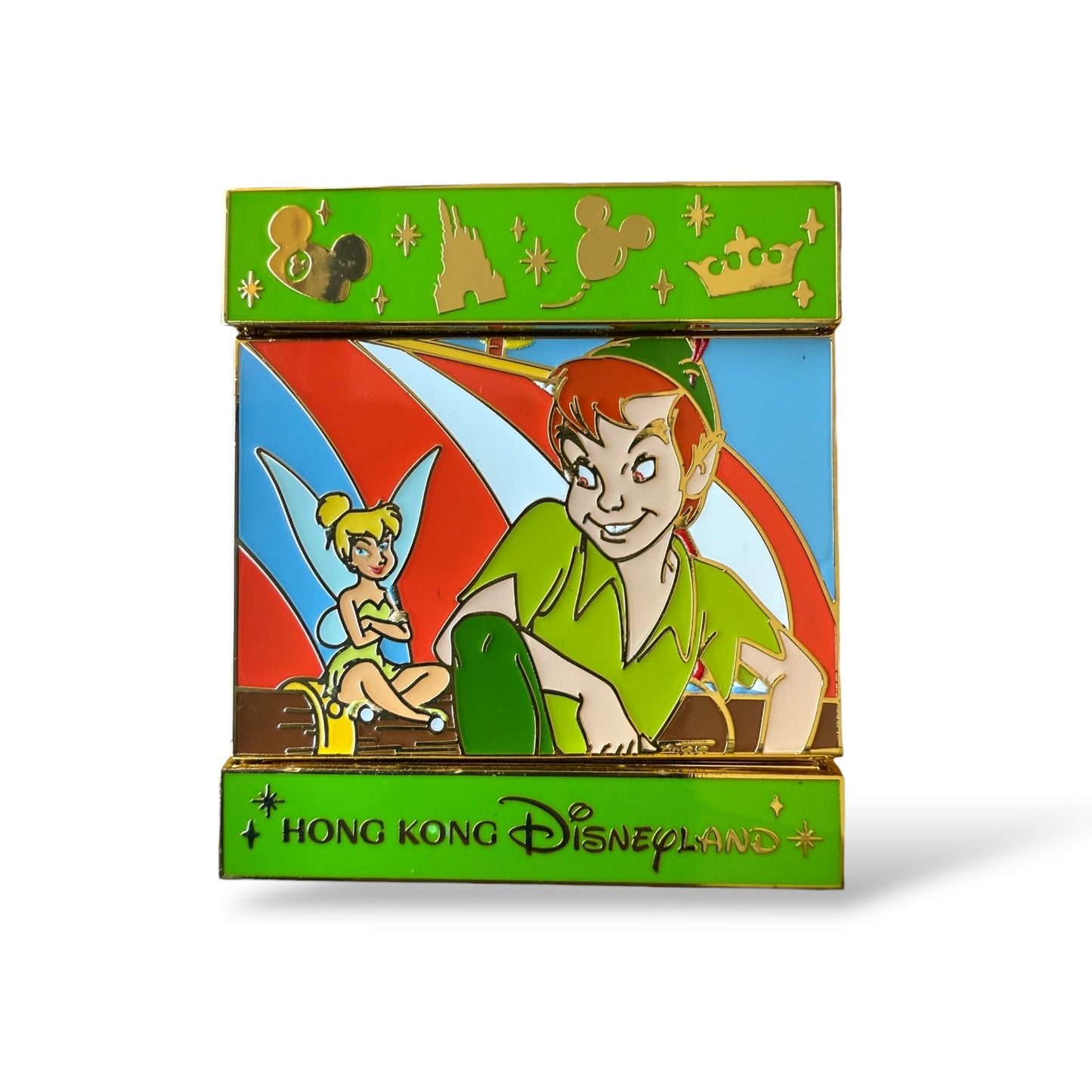 HKDL Flipping Slide Peter Pan Pin