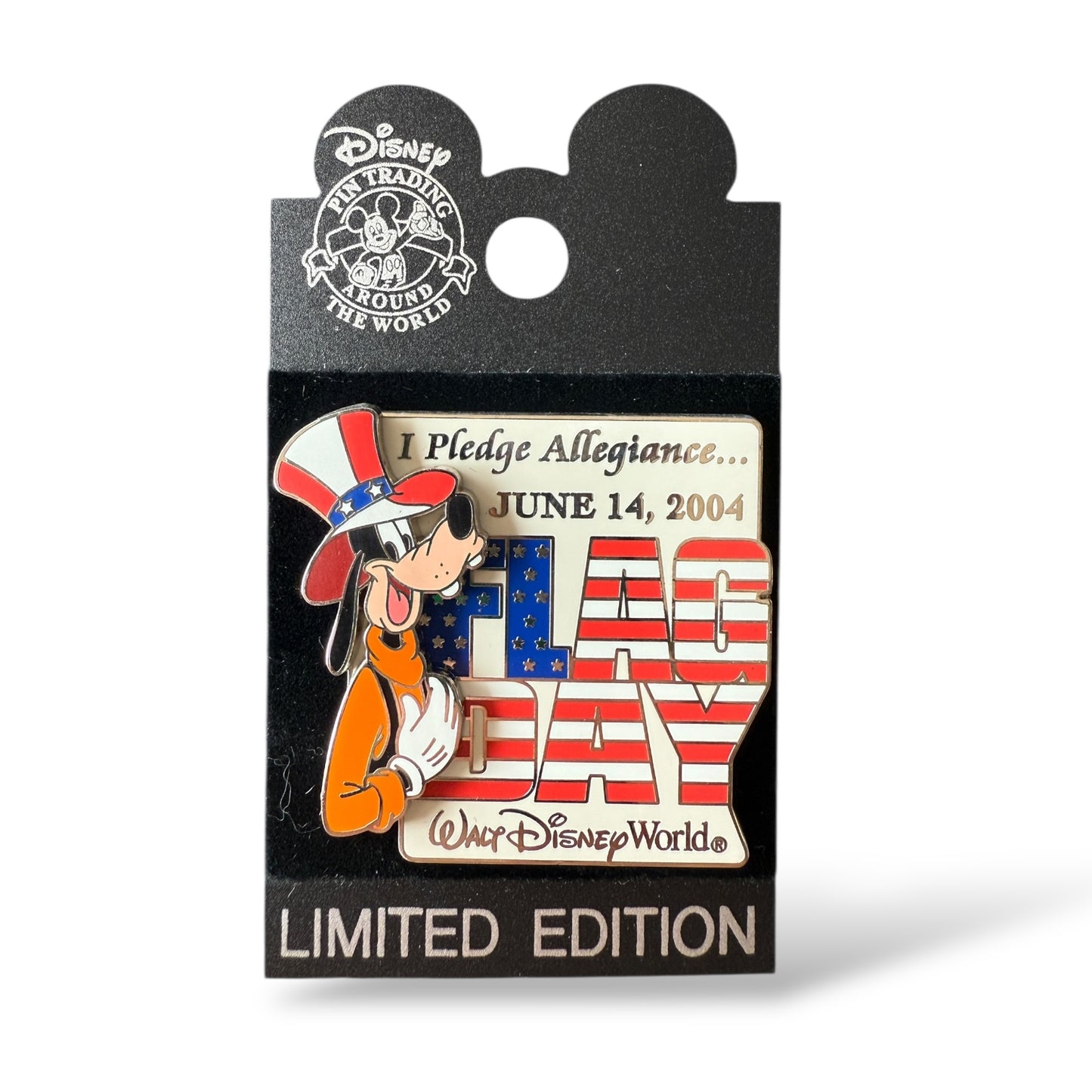 WDW Flag Day 2004 Patriotic Goofy Pin