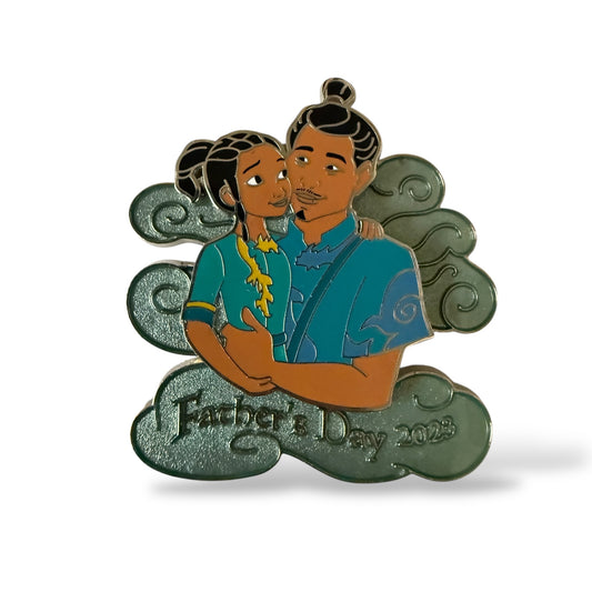 Disney Parks Father's Day 2023 Raya and Chief Banja Pin