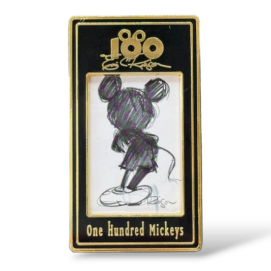DLR One Hundred Mickeys Shake It Backside View Pin