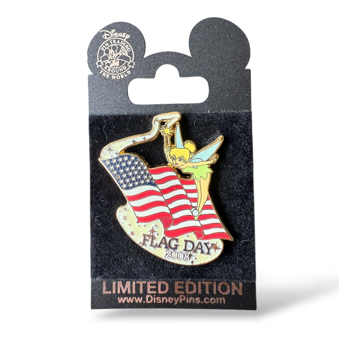 Disney Parks Flag Day 2008 Tinker Bell Pin