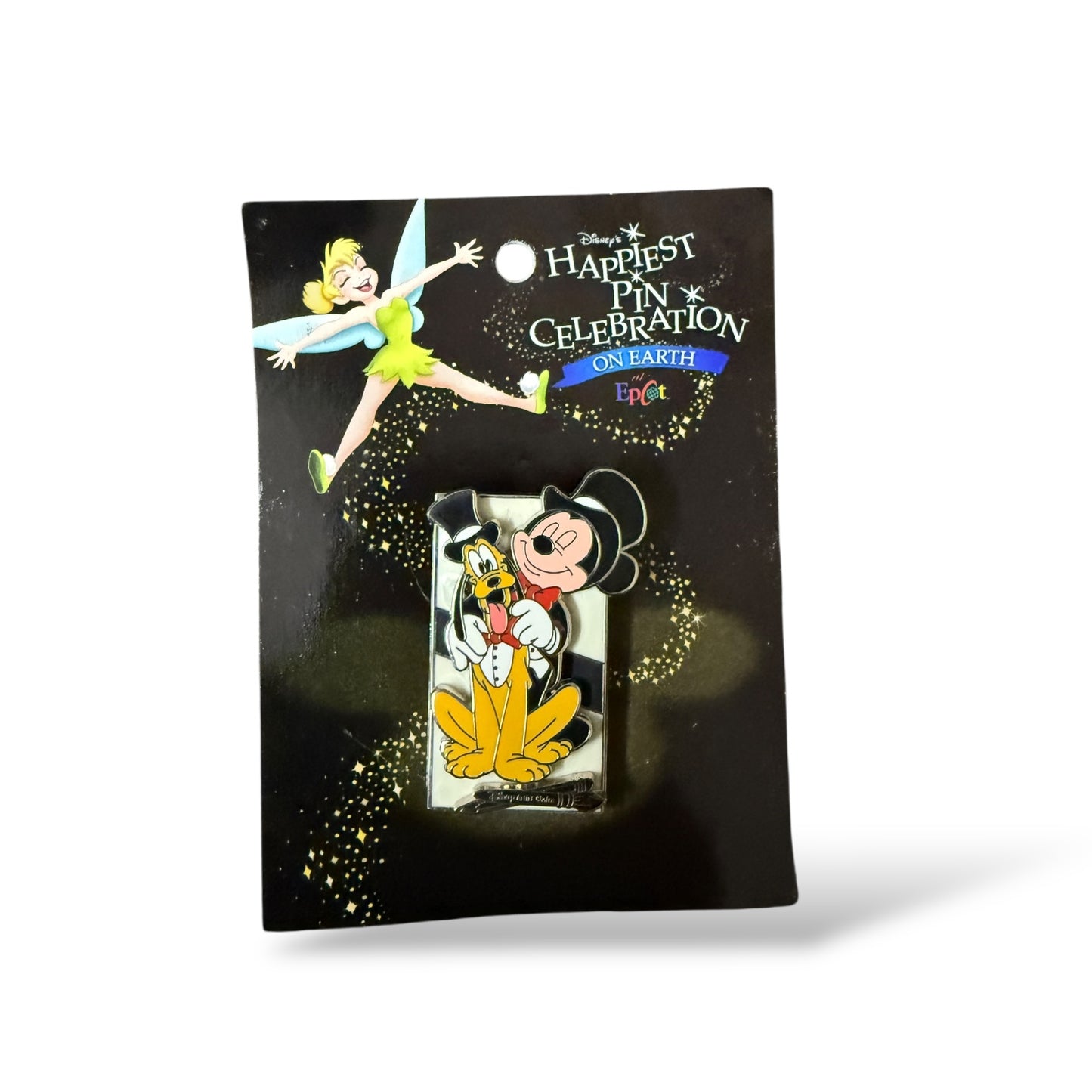 WDW Happiest Pin Celebration On Earth Dapper Mickey & Pluto Pin