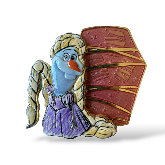 HKDL Olaf Presents Olaf Dressed as Rapunzel Pin