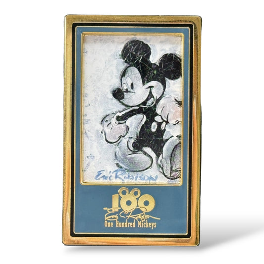 DLR One Hundred Mickeys Skippin' Out Black & White Pin