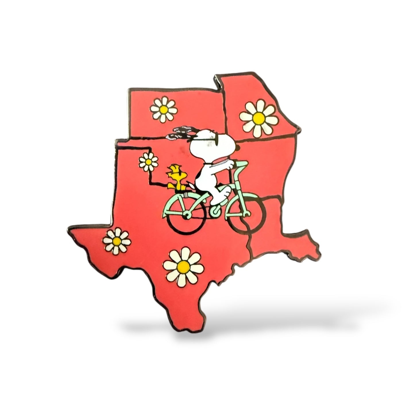 Peanuts Snoopy Road Trip Map Mystery Southern Midwest Pin