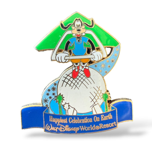 DLR Happiest Pin Celebration On Earth Goofy Soarin' Energizer Pin