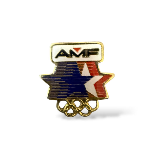 AMF 1984 Olympics Sponsor Pin