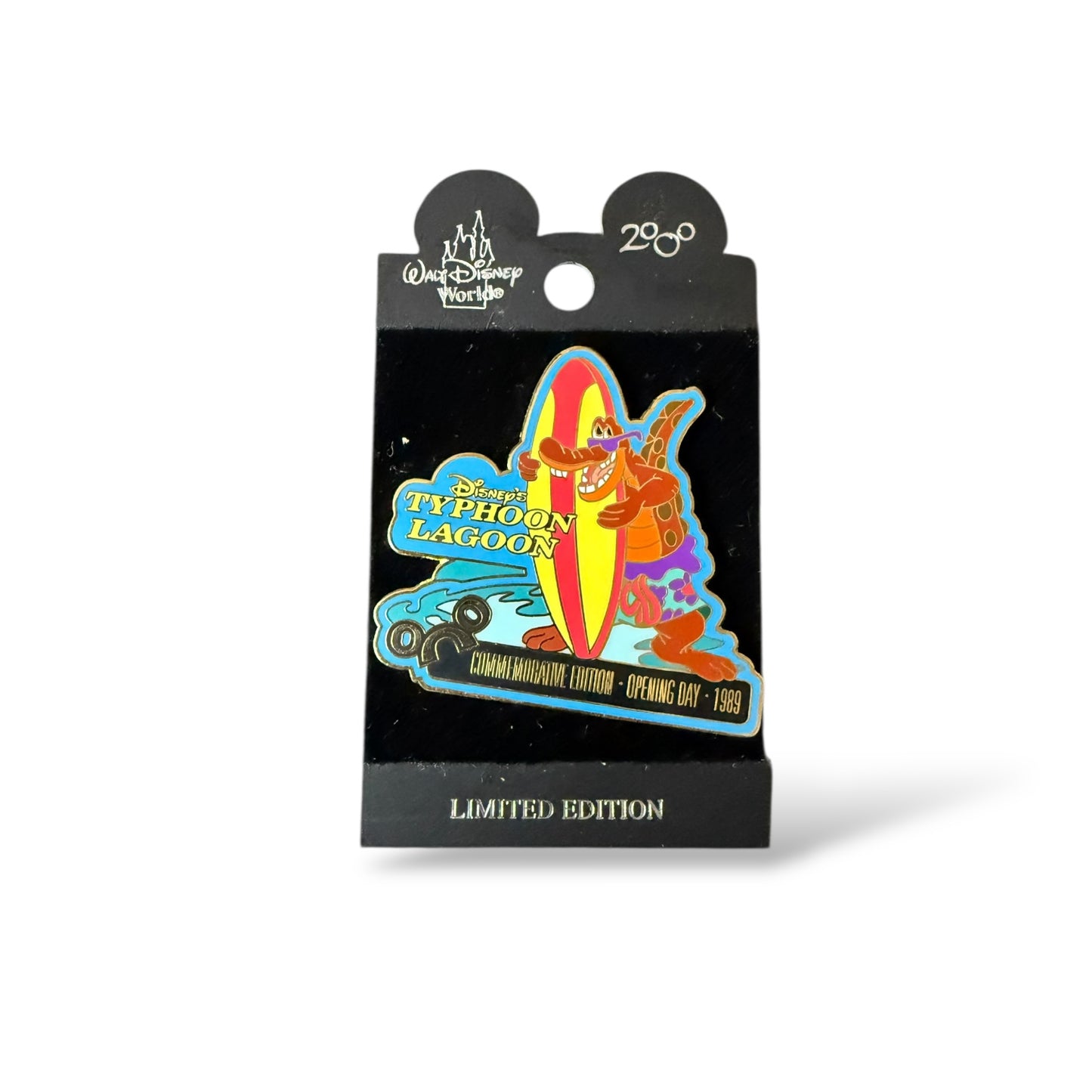 WDW Commemorative Edition Typhoon Lagoon Opening Day 1989 Pin