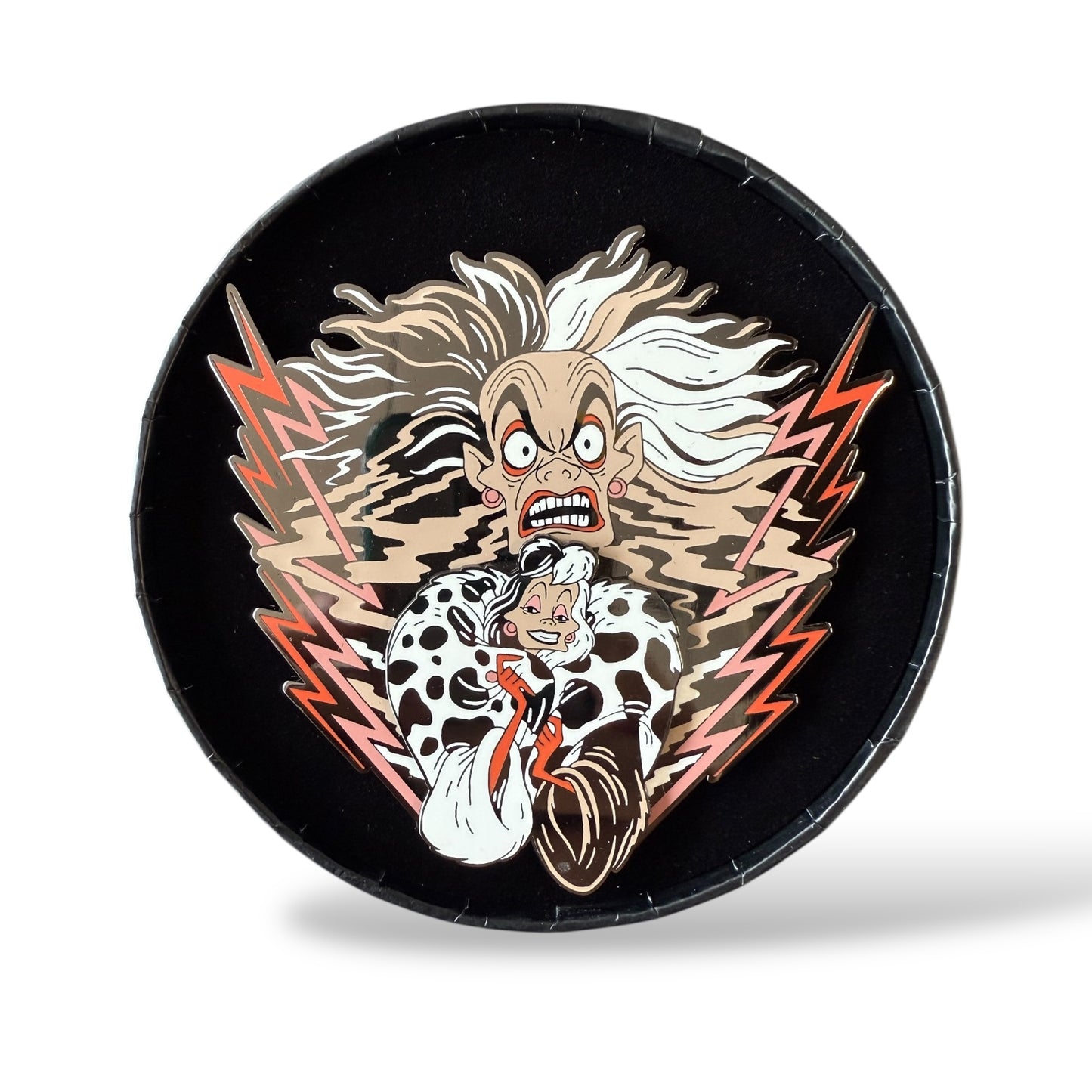 DLRP 101 Dalmatians Cruella de Vil Jumbo Pin