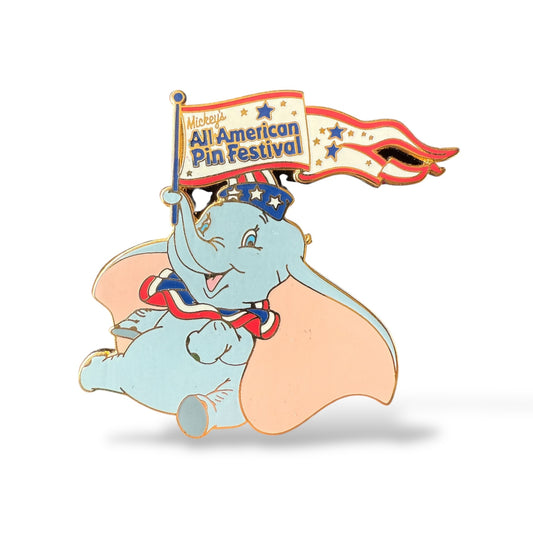 DLR Mickey's All American Pin Trading Festival Dumbo Pin