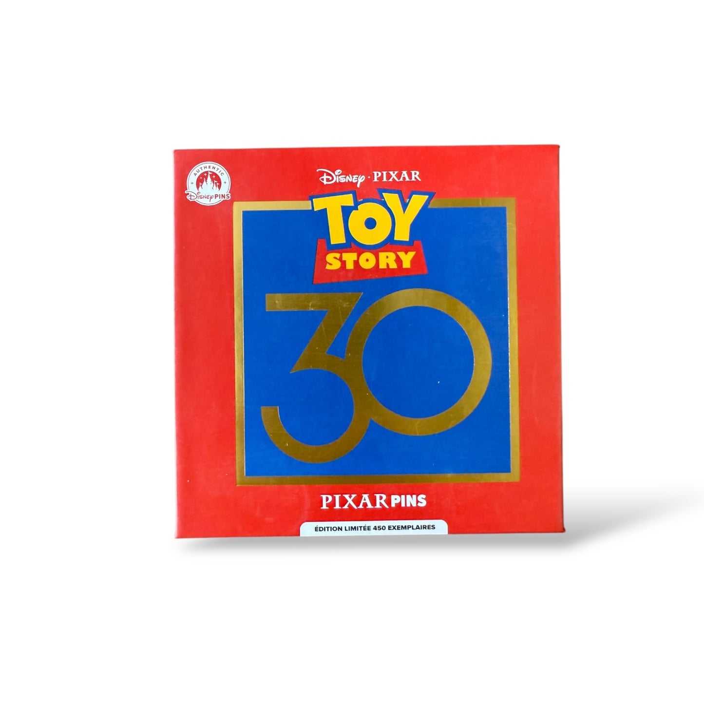 DLRP Toy Story 30 Years and Beyond Woody in Front of Number 30 Pin