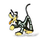 DLRP Halloween 2025 Pluto in a Skeleton Costume Pin