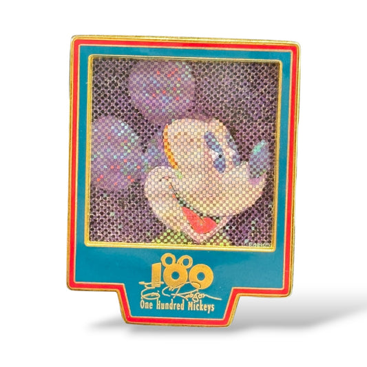DLR One Hundred Mickeys Checker Mouse Pin
