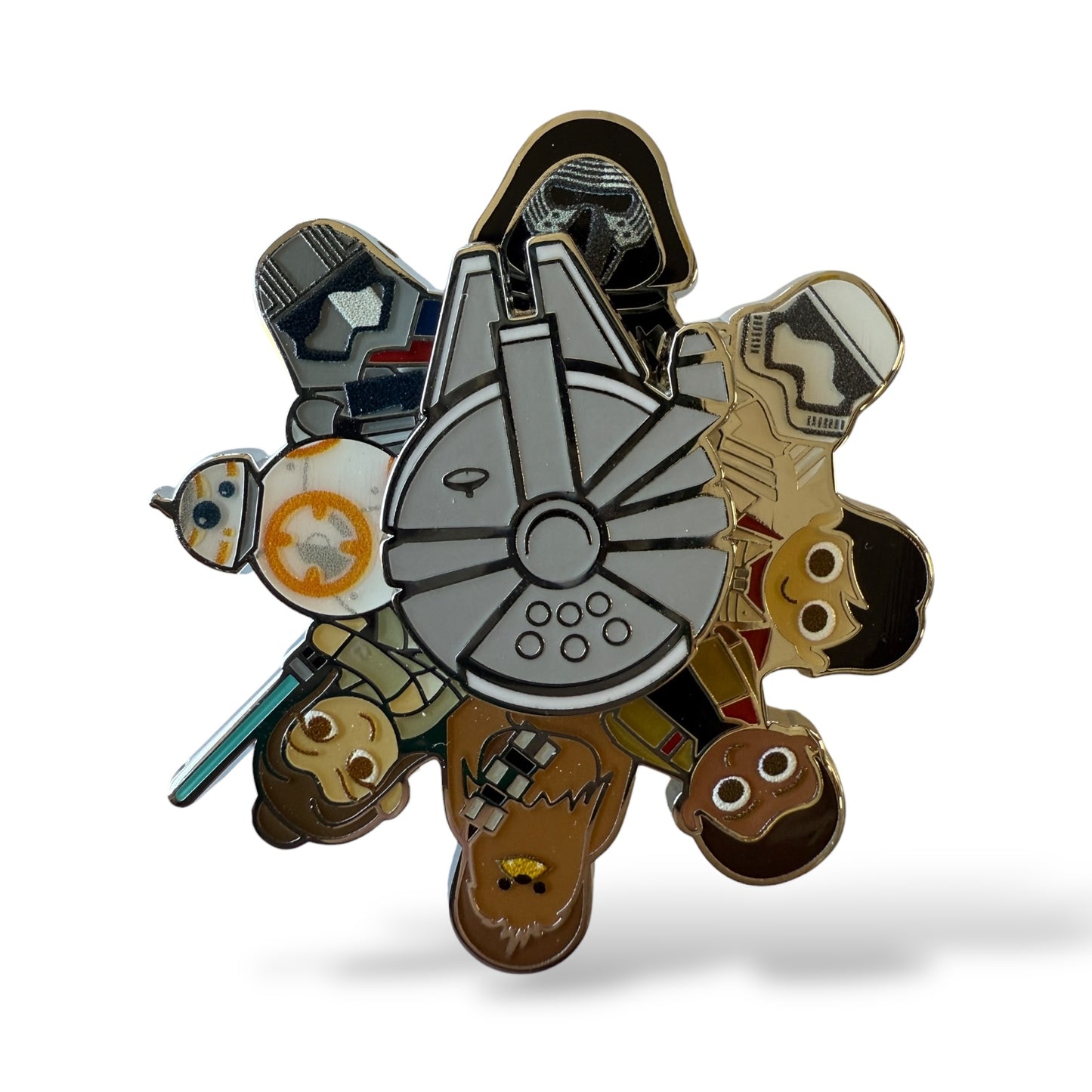 SDR Cutie Characters Spinner Star Wars Skywalker Trilogy Pin
