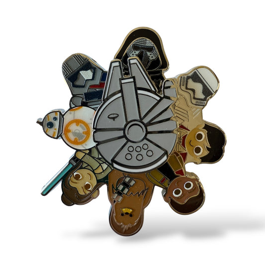 SDR Cutie Characters Spinner Star Wars Skywalker Trilogy Pin