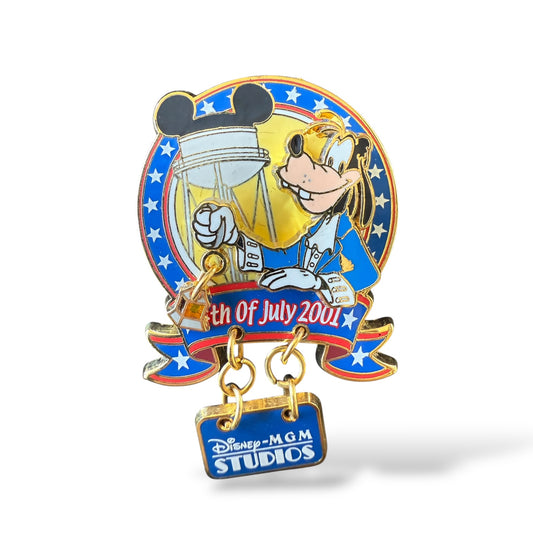 WDW 4th of July 2001 Goofy MGM Studios Pin
