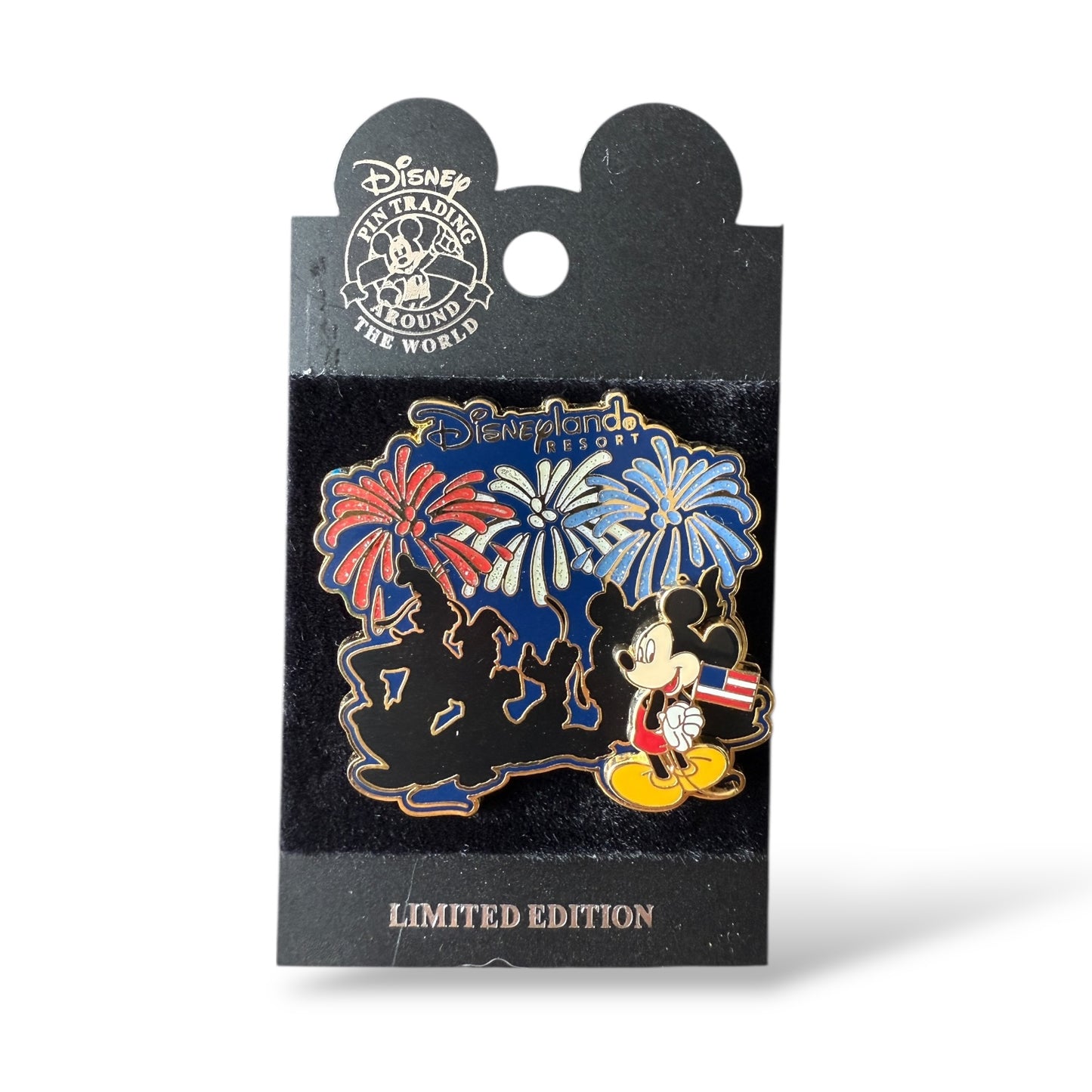 DEC Mickey's All American Pin Festival Mickey and Friends Fireworks Pin